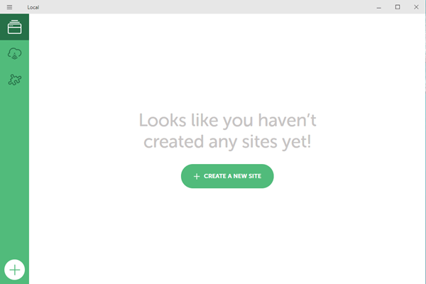 CREATE A NEW SITE